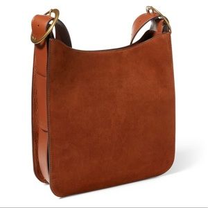 Ralph Lauren Nubuck Leather Messenger Bag